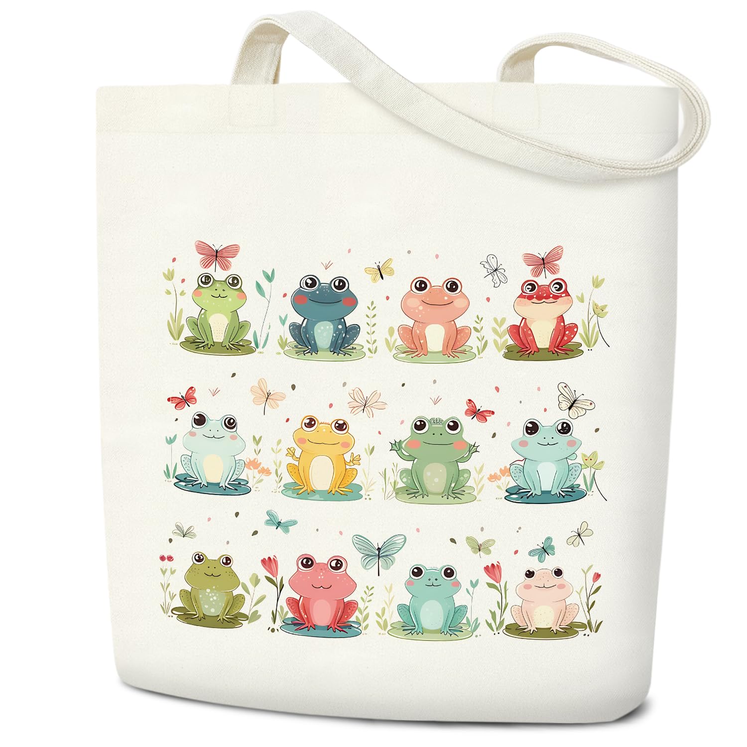Frog Tote Bag, Canvas Tote Bags for Women, Appreciation