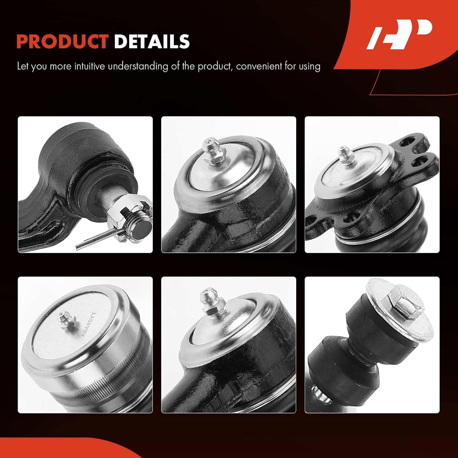 A-Premium Set of 11, Front Upper Lower Ball Joint, Sway Bar Link, Outer Tie Rod End & Adjusting Sleeve, Idler Arm, Compatible with Chevrolet & GMC - 1993-2000 - Tahoe Yukon C1500 (Suburban) C2500