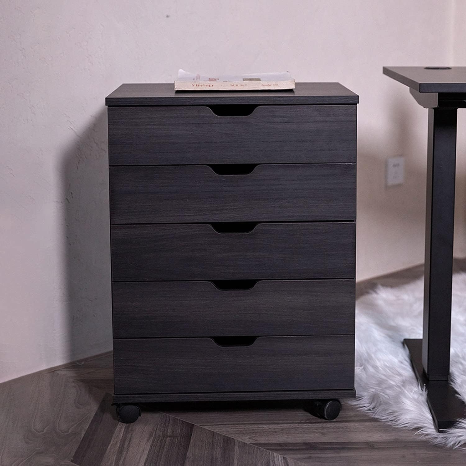 VICLLAX 5 Drawer Storage Unit File Under Desk