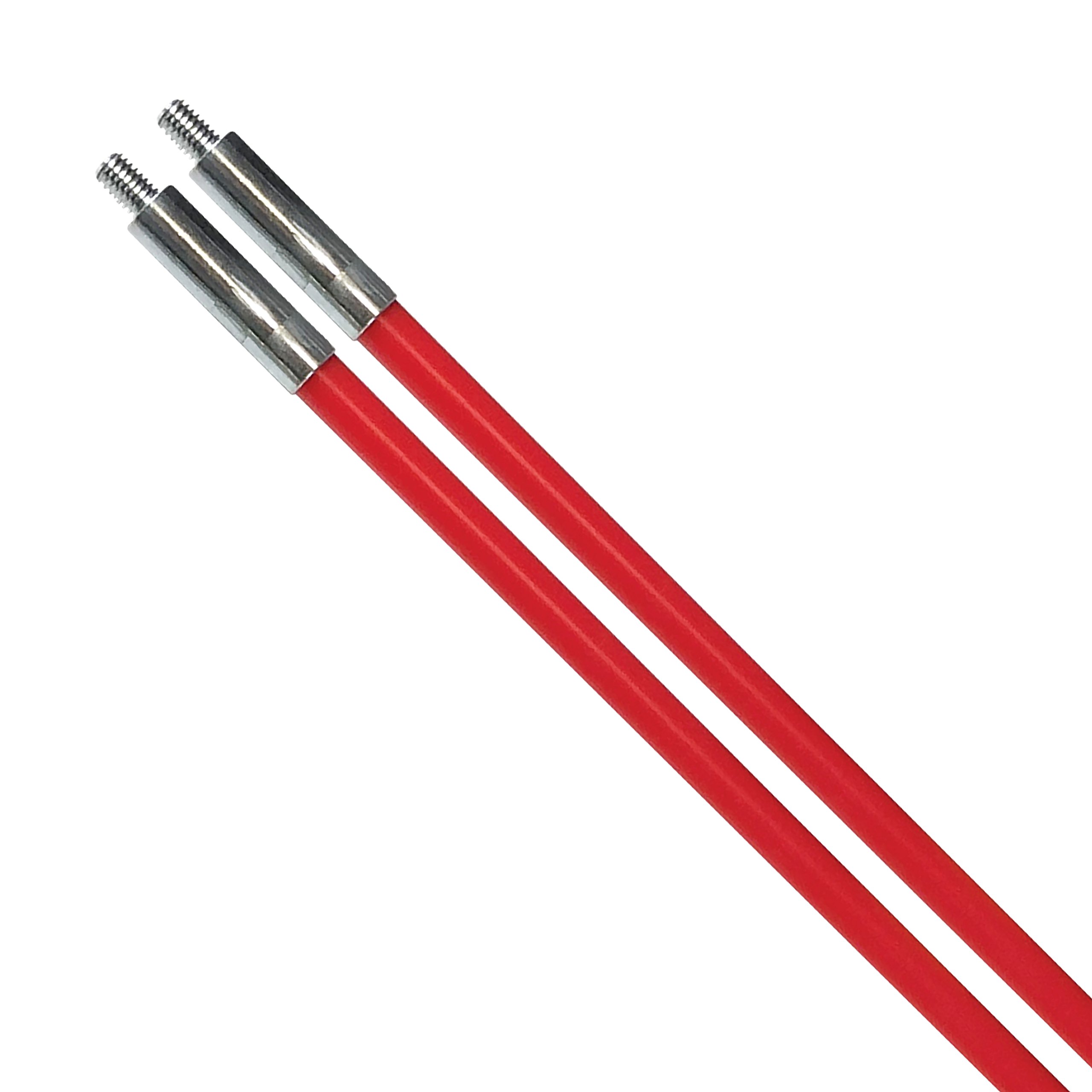 C.k Multi-Colour Mightyrods Pro 2 Pack 1M Cable Rods Set, 7Mm Ø, 100% Splinter Proof Flexible Electric Wire Puller, Cable Installation Access Fishing Tool, Electrical Fish Tape, Electricians Tools, Ck T5431