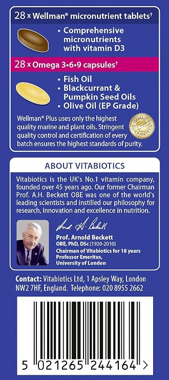 Wellman Plus Support Pack with Vitamin D 2000IU