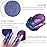 evpct 2Pcs Royal Blue Purple Duochrome Eyeshadow Palette Makeup, Metallic Chameleon Chrome Multichrome Gothic festival Single Eye shadow Palette Makeup for Older Women, Face Glitter Eyeshadow Liquid