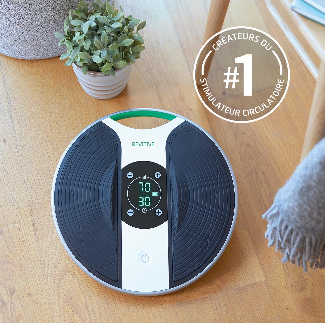 Nuovo Stimolatore di Circolazione Revitive Medic,alleato delle gambe - aiutarti a ridurre il dolore alle gambe e ridurne il gonfiore,alleviando i problemi di circolazione senza medicinali,bianco nero