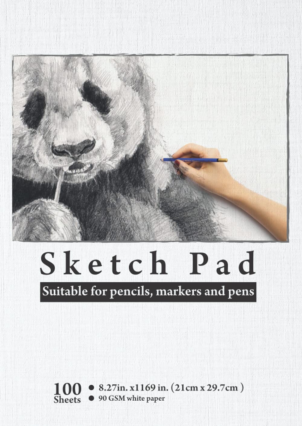 100 Sheets 8.25 x 11.69 Inch Sketchpad for Drawing Pencils Pens Markers: Sketching Coloring Sketch Pad - Sketchbook