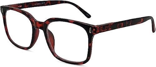 Miniatura 8 de Ancianos - Lentes de lectura grandes, borde completo, marco cuadrado ligero, lentes de miopía - Lente de gran tamaño