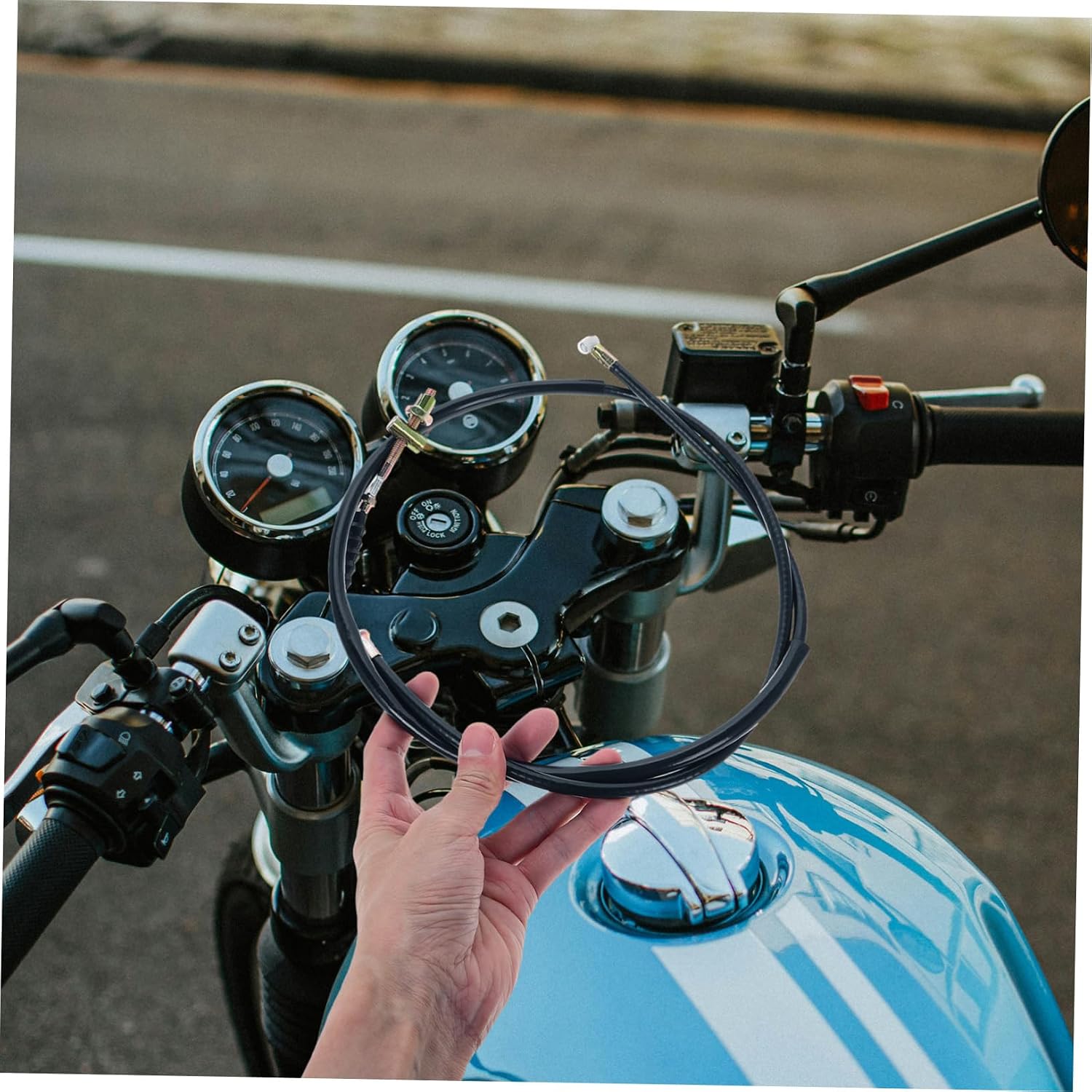 Motorcycle Brake Cable Kit with Durable Hydraulic Front Brake Line for Enhanced Stability and Versatile Compatibility