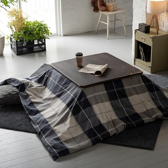最安値挑戦 Fab The Home こたつ布団カバー 超長方形 210 280cm 大判 Acrossアクロス ネイビー310 天板が こたつカバー Venouziou Gr