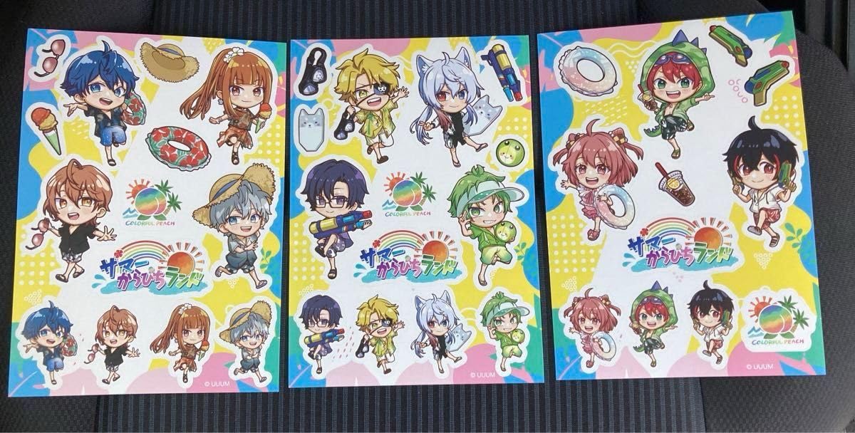 カラフルピーチ えと アクリルスタンド 魔法学園 サマーランドからぴち 