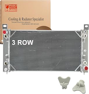 34" Radiator for 1999-2014 Chevy Silverado 1500 2500 3500 GMC Sierra 3 Row