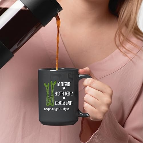 Miniatura 3 de Funny Gift for Tomato Lovers Saying Love You From My Head Tomatoes 11oz 15oz Black Coffee Mug