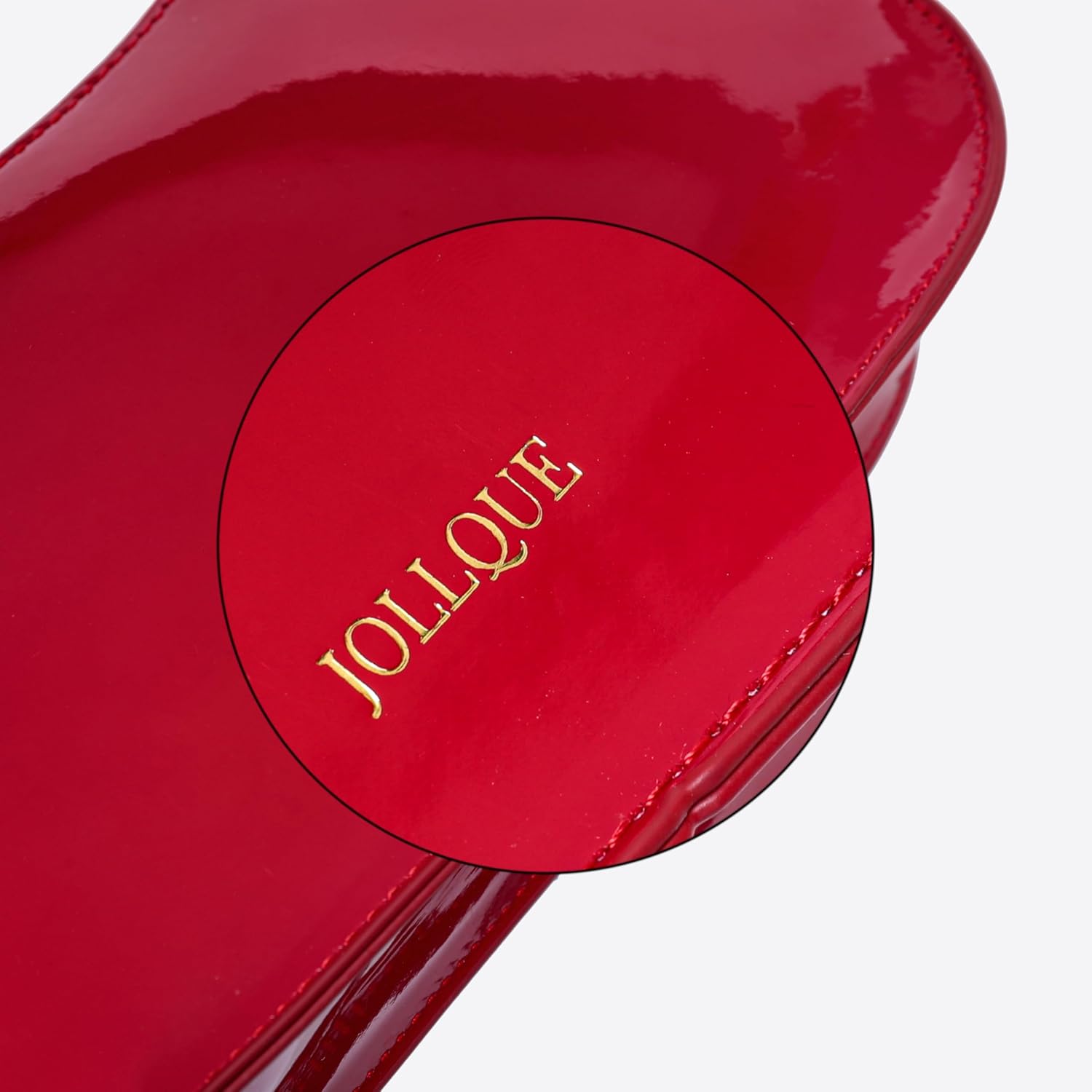 JOLLQUE Shoulder Bag for Women, Small Under the Arm Patent Leather Purses, Mini Clutch Y2k Jelly Handbag Crossbody Bags