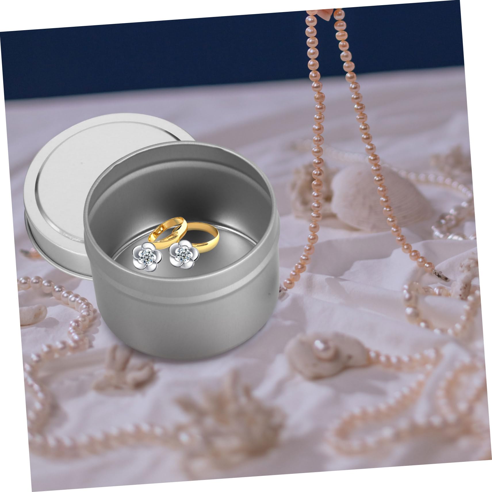 Artibetter 24pezzi Barattoli per Candele Vuoti in Contenitori per Candele Fai da Te Barattoli per con Coperchi Adatti per Conservazione Piccoli Oggetti Bomboniere e Artigianato