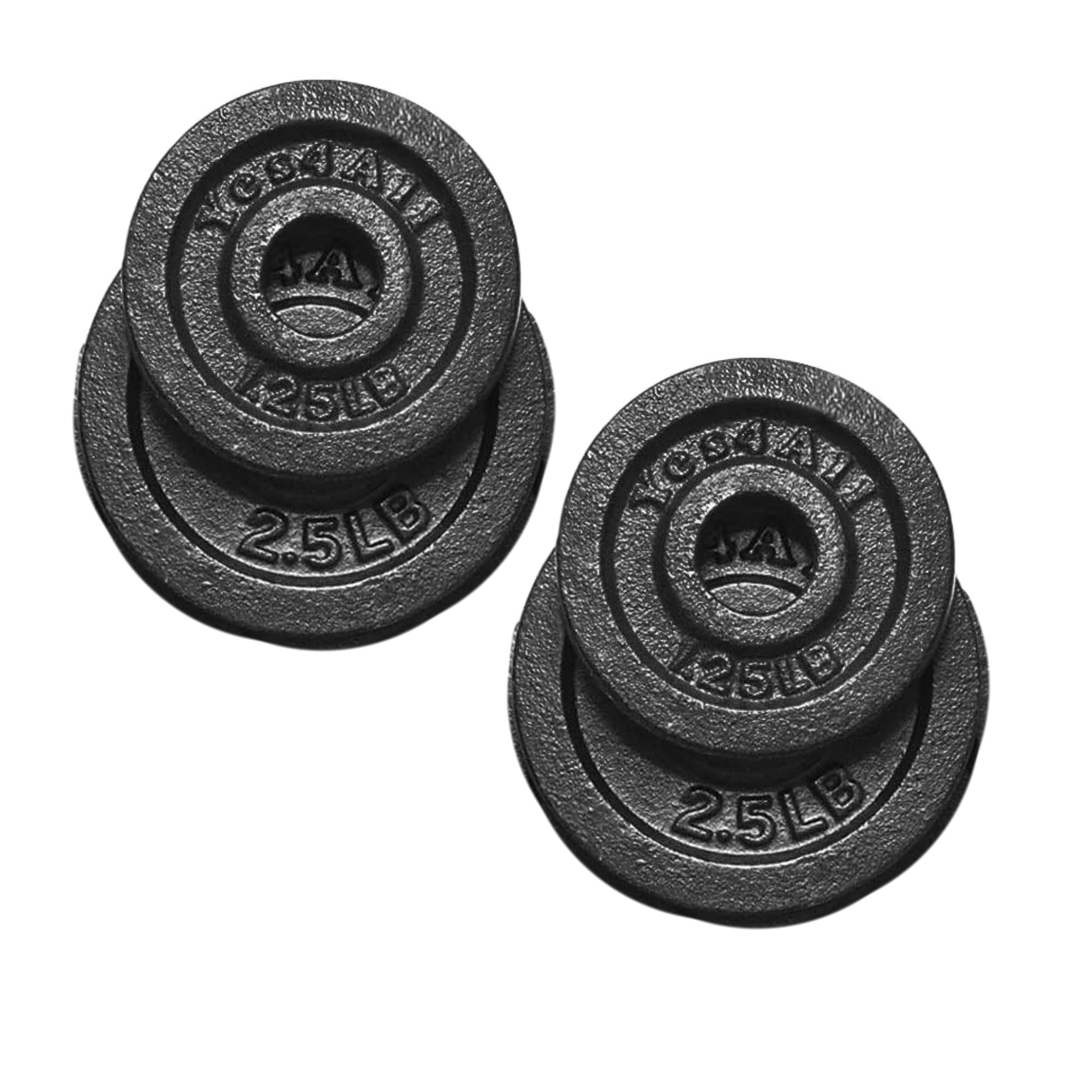 Yes4All Hantelscheiben-Set aus Gusseisen, 2,9 cm