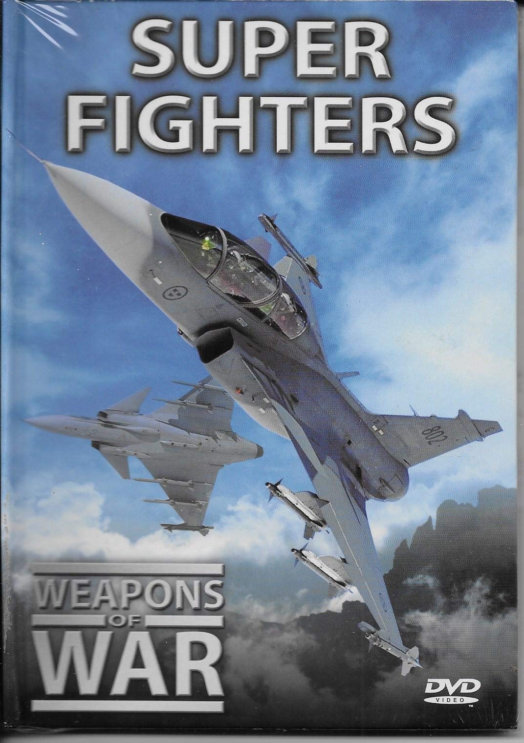 Super Fighters DVD y libro de aviación militar Weapons of War 1