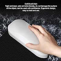 Vista 8 de Barredora de migas de mano reutilizable para el hogar, colector de escombros de cabello suave para mesa, cama, sábana, ropa, sofá