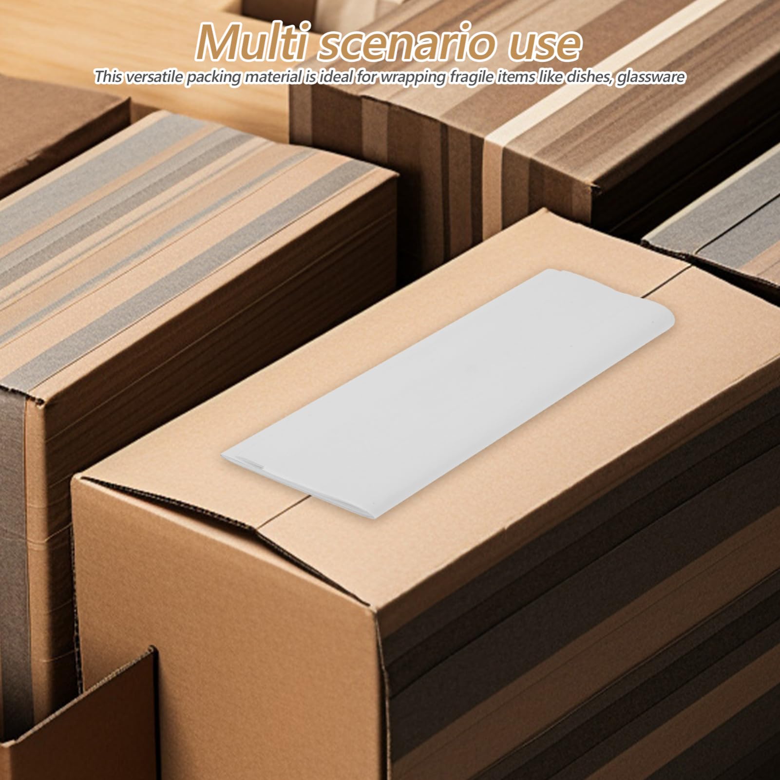 HEATSHAKING 100fogli Carta da Imballaggio Bianca per Traslochi Fogli da Imballaggio Materiale per Spedizioni Carta per Proteggere Cassette Postali di Oggetti Fragili