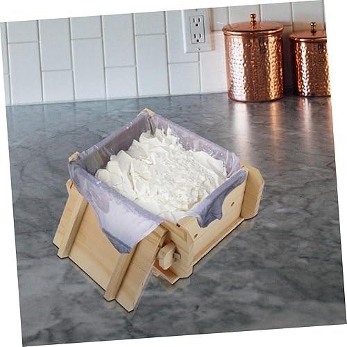 Miniatura 4 de Happyyami Y Herramienta para hacer cuajadas, molde para hacer tofu, molde de prensa de tofu de madera, sello de tofu para el hogar, fácil de usar,