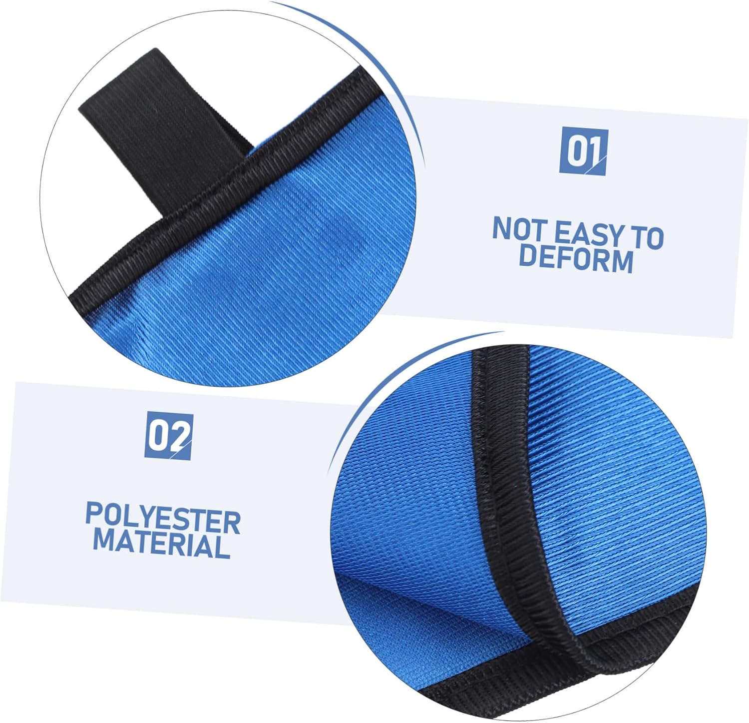 BESTonZON 6pcs Breathable Training Vests for Kids Blue Football Pinnies Lightweight Waistcoat for Soccer Practice for Youth Sports Training