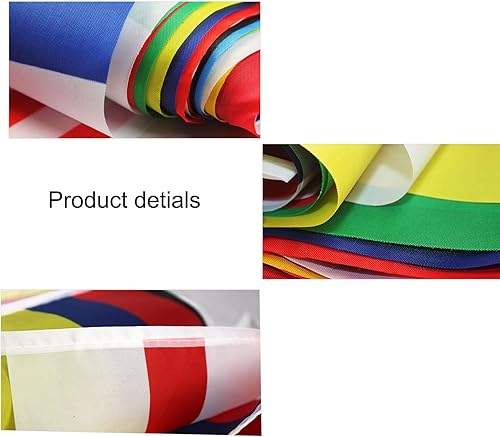 Miniatura 3 de Bandera de cuerda de la Copa del Mundo de 32 países, bandera internacional de la Copa Mundial de Fútbol de Qatar 2022, banderines para fiestas de la