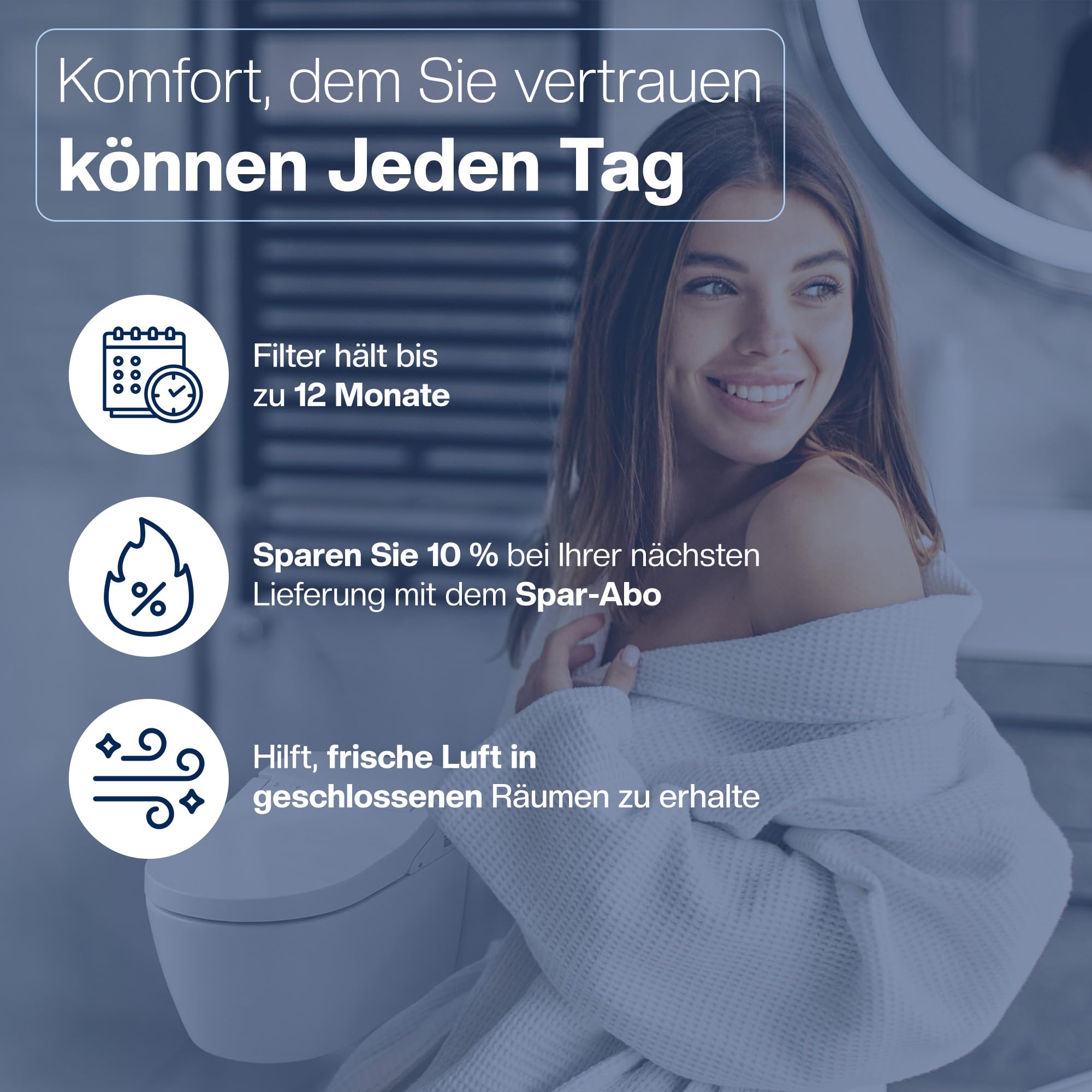 2x Keramikfilter Typ 3 für Geberit AquaClean – ersetzt 147.072.00.1 & 242.999.00.1 – Keramikwabenfilter für Dusch-WC Geruchsabsaugung – kompatibel mit AquaClean Mera, Tuma & Sela