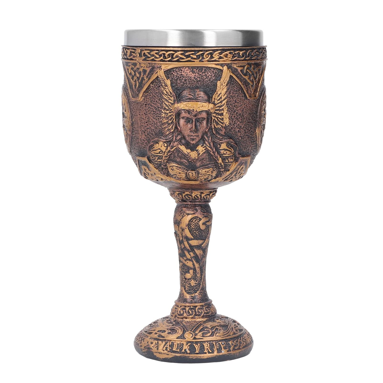 Medieval Wine Goblet, Medieval Mug Goblet Wine Goblet Stainless Steel Drinking Cup Wine Chalice Nordic Gifts Viking Gifts for Men