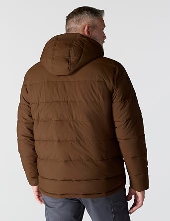 Carhartt Montana Men's Loose Fit Jacket, Lined Wind & Water-Repellent Work Jacket with Sherpa Lining, Insulation Jacket with Rain Defender & Hood, Outdoor Jacket