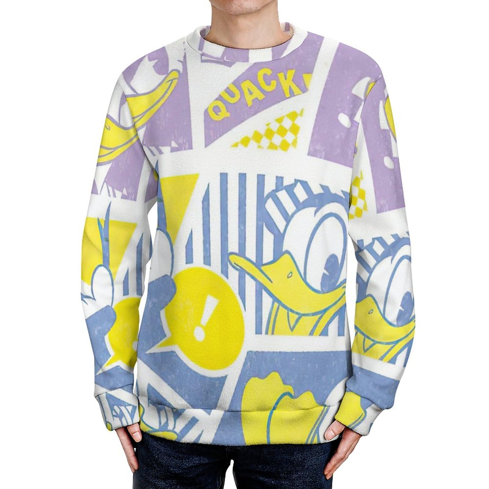 Amazon.co.jp: ドナルドダック セーター メンズ 冬服 メンズ クルー  