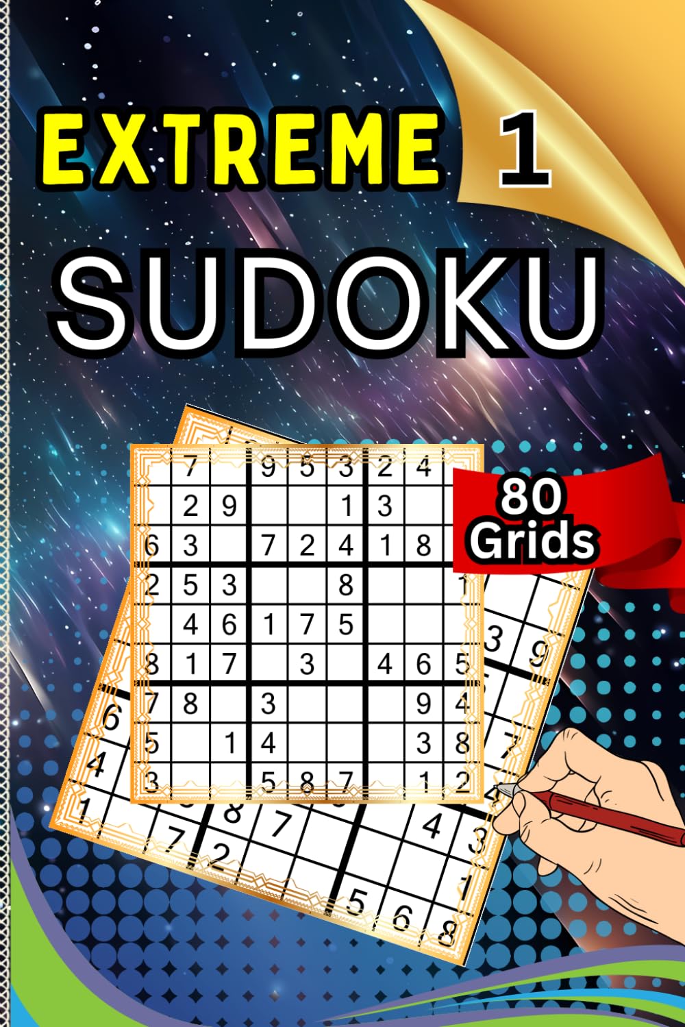 Sudoku Extreme 1: 80 Sudoku Puzzles Small and Travel Friendly Sudoku Puzzle Book for Seniors with Solutions