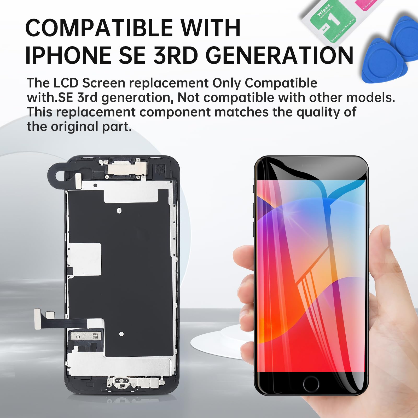 Amazon.com: Risidamoy for iPhone SE 3rd Generation 2022 Screen