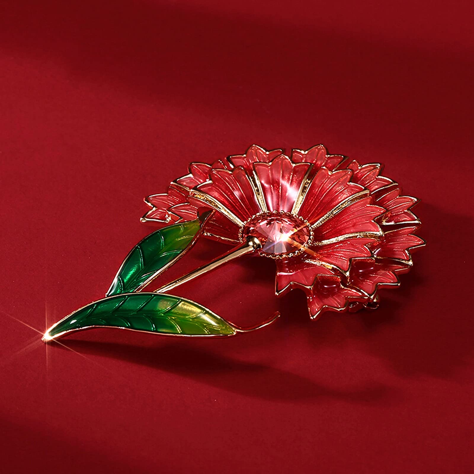 Broszka Pin dla kobiet mężczyzn jesień chryzantema broszka panie płaszcz płaszcz akcesoria moda emalia klapa pin panie urodziny ślub bal dekoracyjne wesele urodziny akcesoria na im