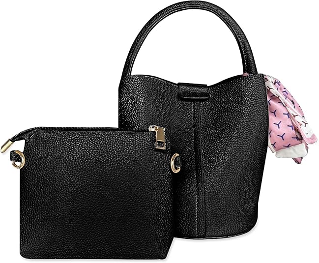 Chic Vegan Leather Bucket Bag Review: Stylish and Functional