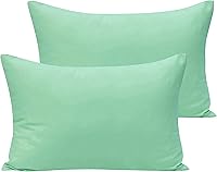 Vista 53 de NTBAY Juego de 2 fundas de almohada con cremallera para niños pequeños, fundas de almohada de microfibra cepillada 100% de 13x18 pulgadas, súper