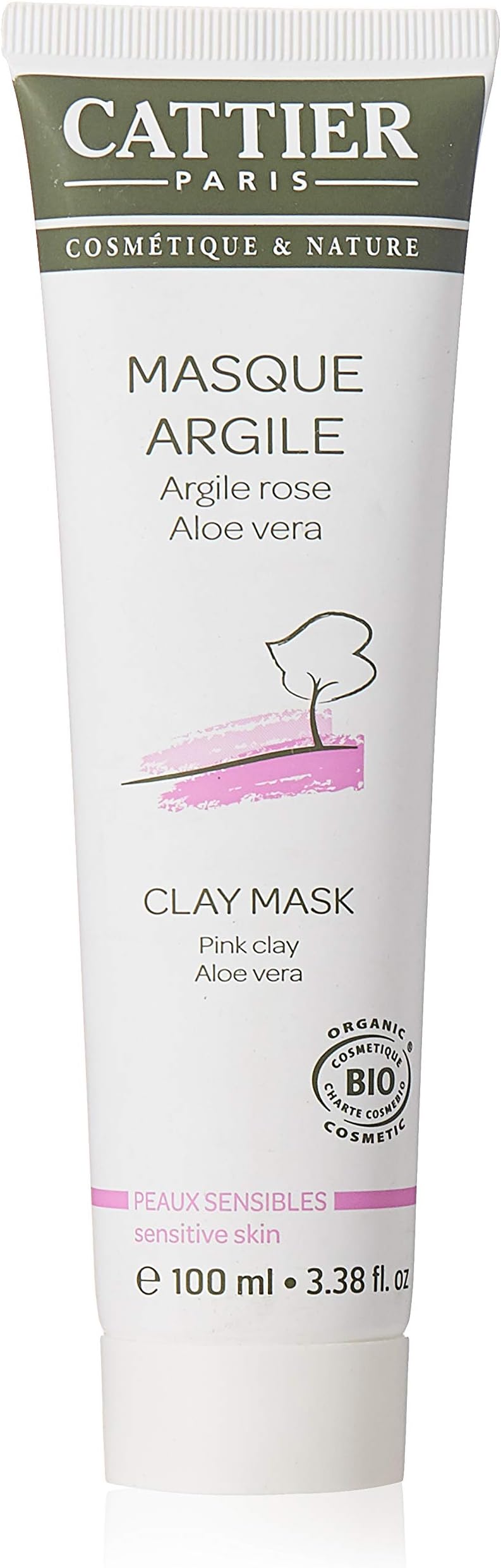 Cattier Pink Clay Facial Mask For Sensitive Skin