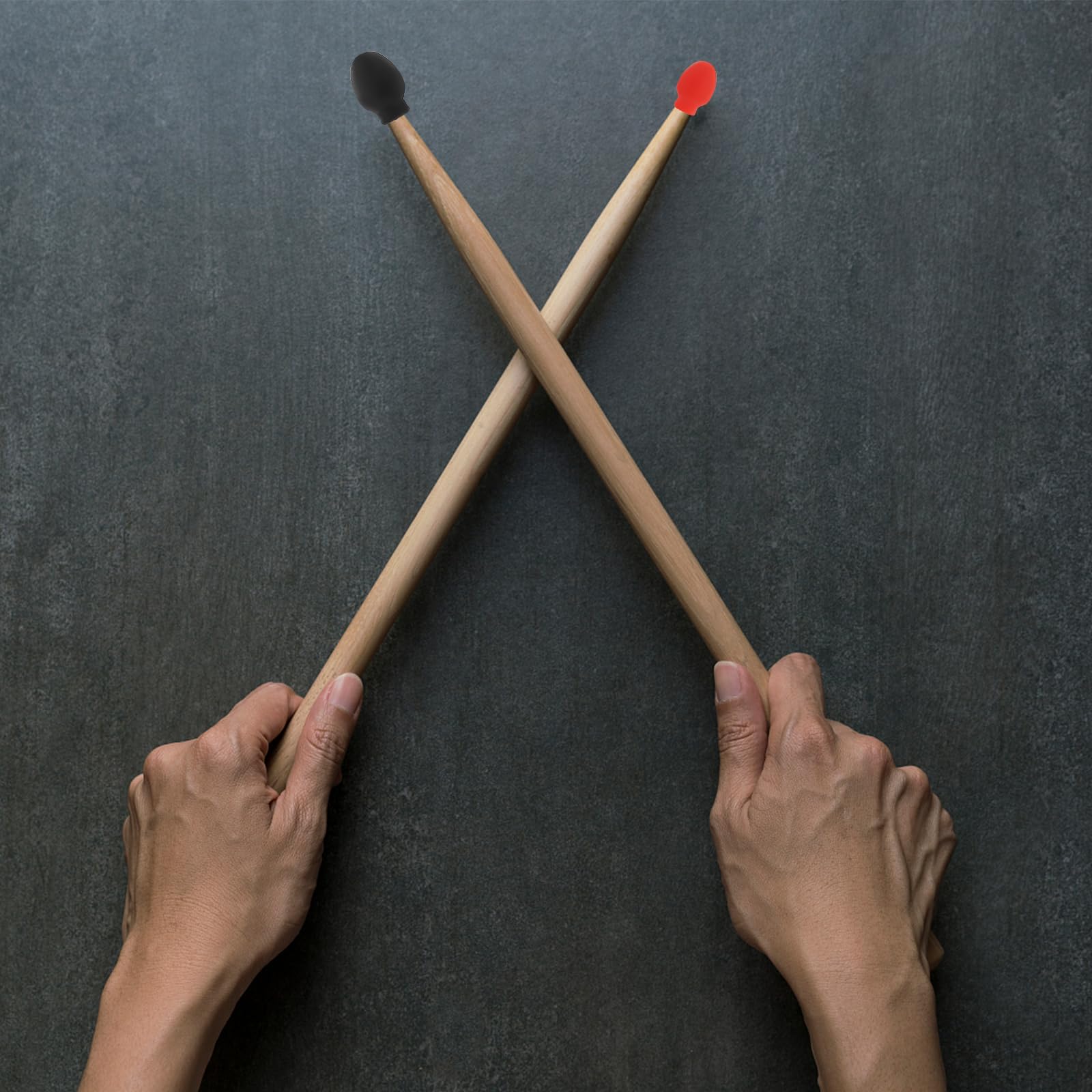 24 Pcs Drum Practice Tip Replacement Dampeners for Drums, Silicone Mute Accessories for Snare and Drum Set - Ideal for Silent Practice