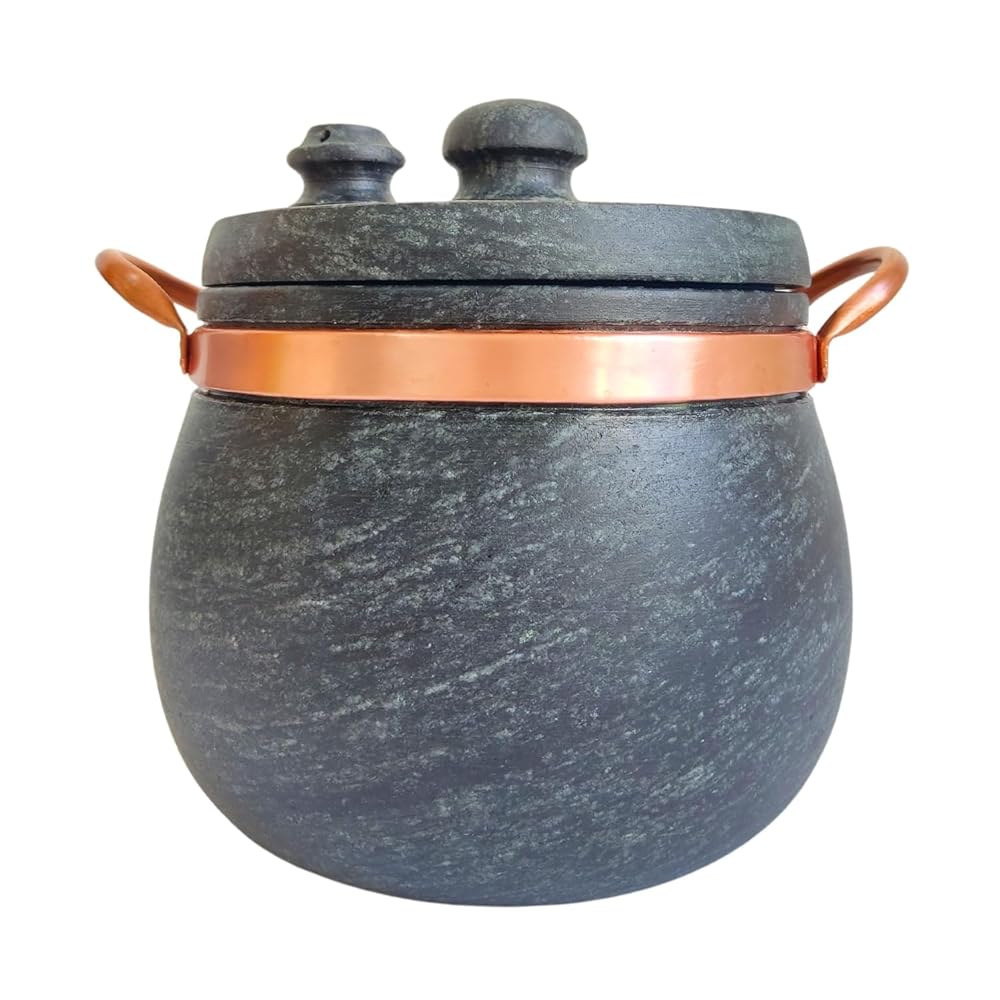 Panela de Pressão 4L Pedra Sabão Artesanal