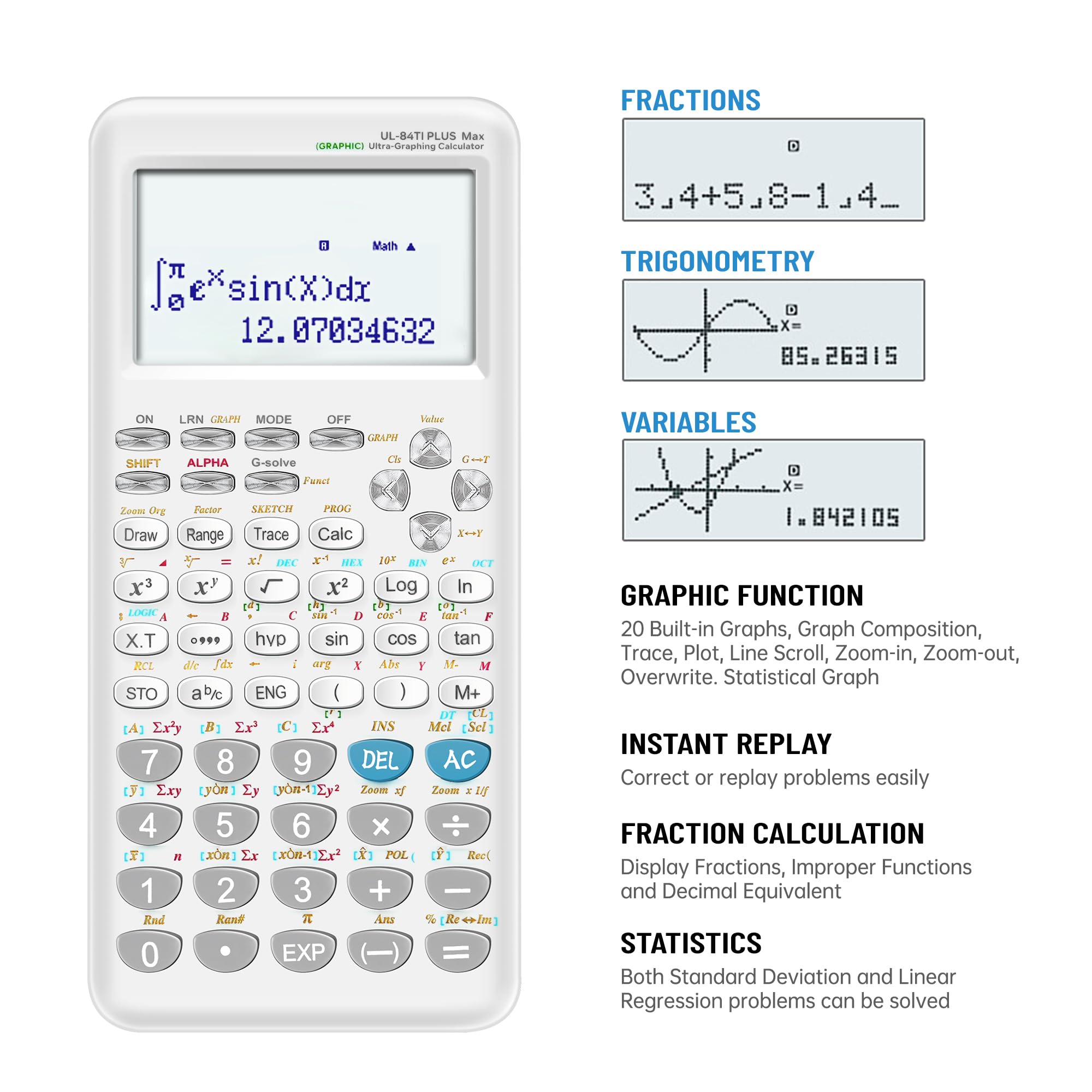 UL-84TI Plus Max Calcolatrice grafica