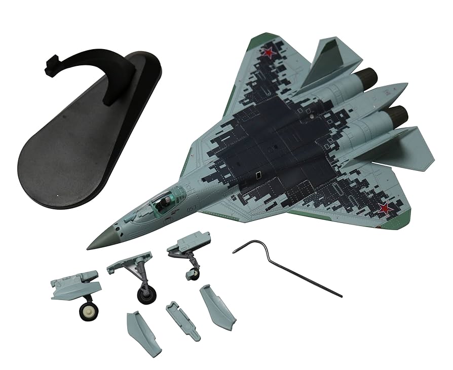 Amazon | Sukhoi Su-57 1/100 ダイキャスト航空機モデル