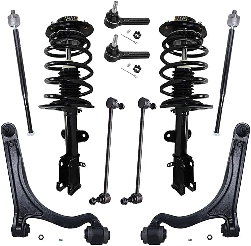 Miniatura 21 de Detroit Axle - Kit de puntales delanteros de 6 piezas para Chevrolet Aveo Aveo5 Pontiac G3 Wave, barra estabilizadora, varillas de acoplamiento