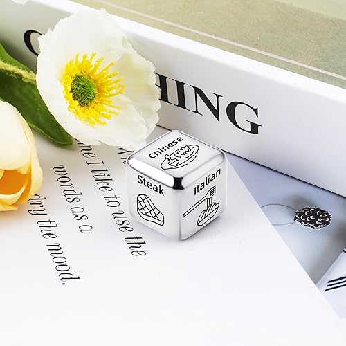 Miniatura 10 de Dados de decisión de comida para citas, dados para decidir, para parejas, qué es para la cena, dados para decisiones de comida, dados divertidos de