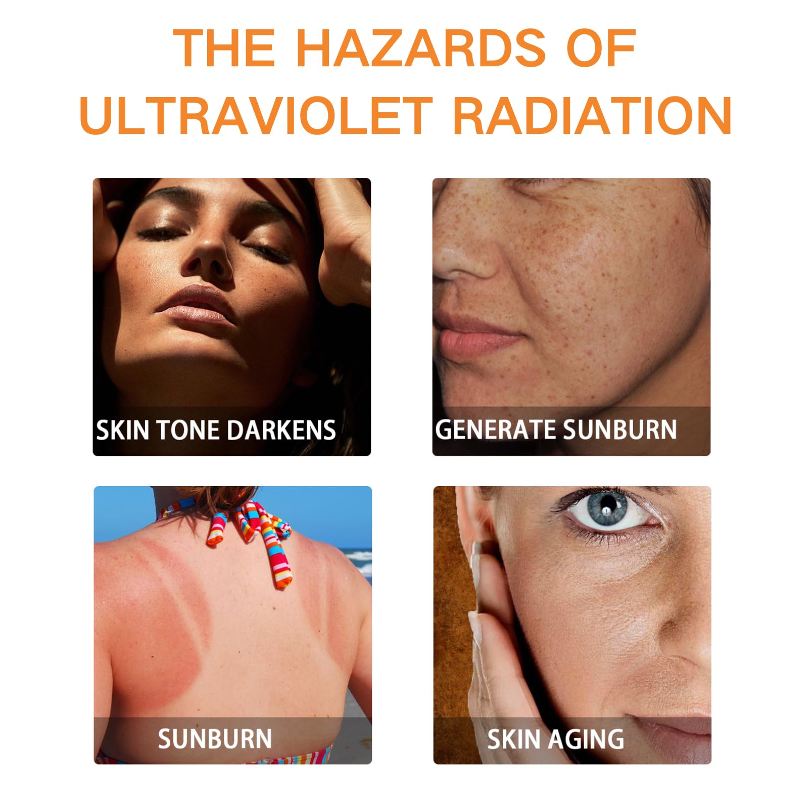 Sunscreen Spf 100 - Face Sunscreen - Waterproof Sun Cream with Spf 100 - UVB/UVA Protection Fator 100 Sun Cream - Spf 100 with Moisturiser anti Wrinkle Prevent Sunburn&Taning - Image 2