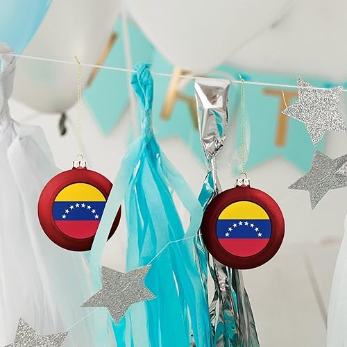 Vista 90 de Adornos dorados de bola de Navidad de Trinidad y Tobago, adorno de bola de bandera de Trinidad y Tobago, adornos de Navidad de bandera nacional