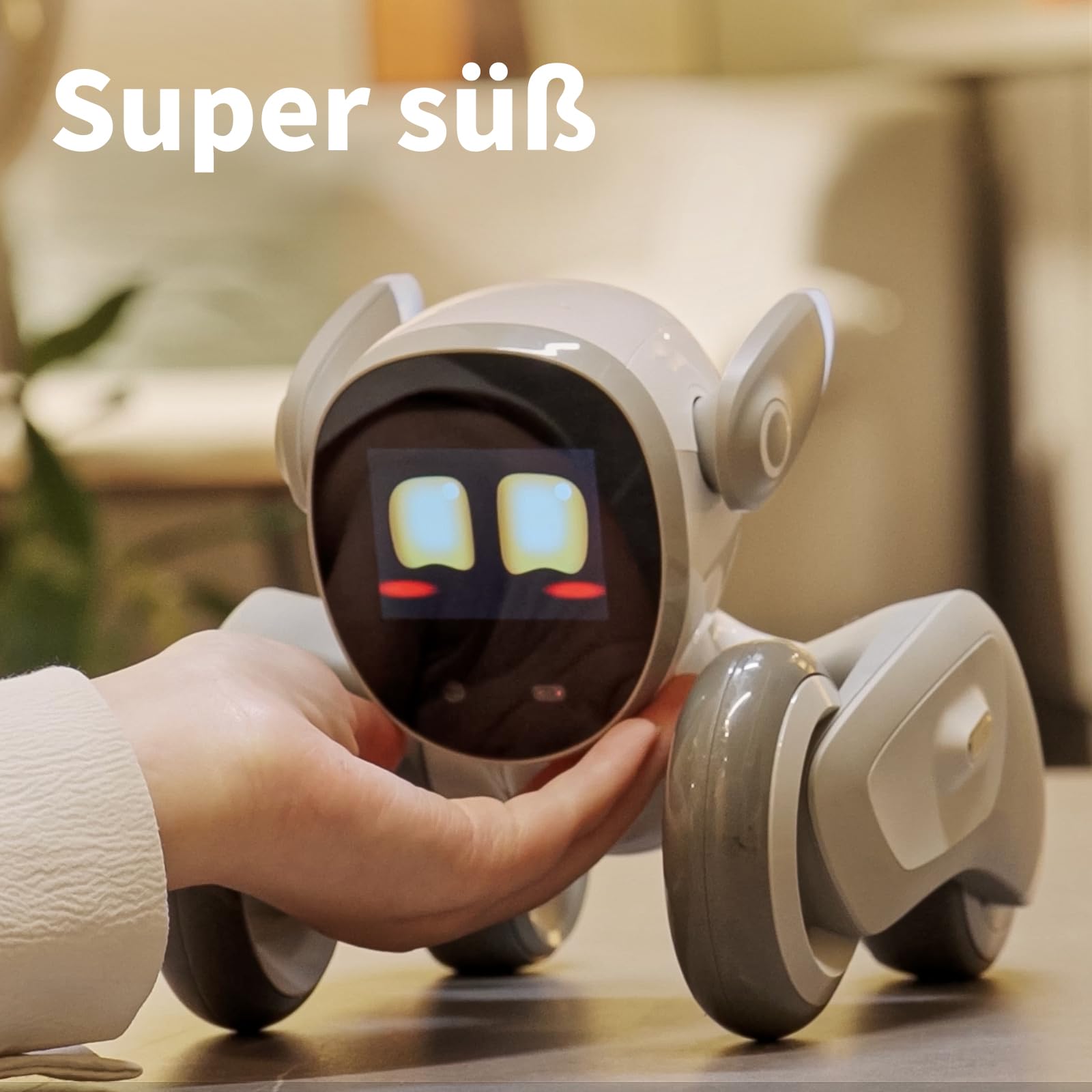 Loona KEYI Premium Haustier-Roboter mit Ladestation (Smarte AI ChatGPT-4o, Stimmen- & Gestensteuerung, Echtzeit-Interaktion, Heimüberwachung)