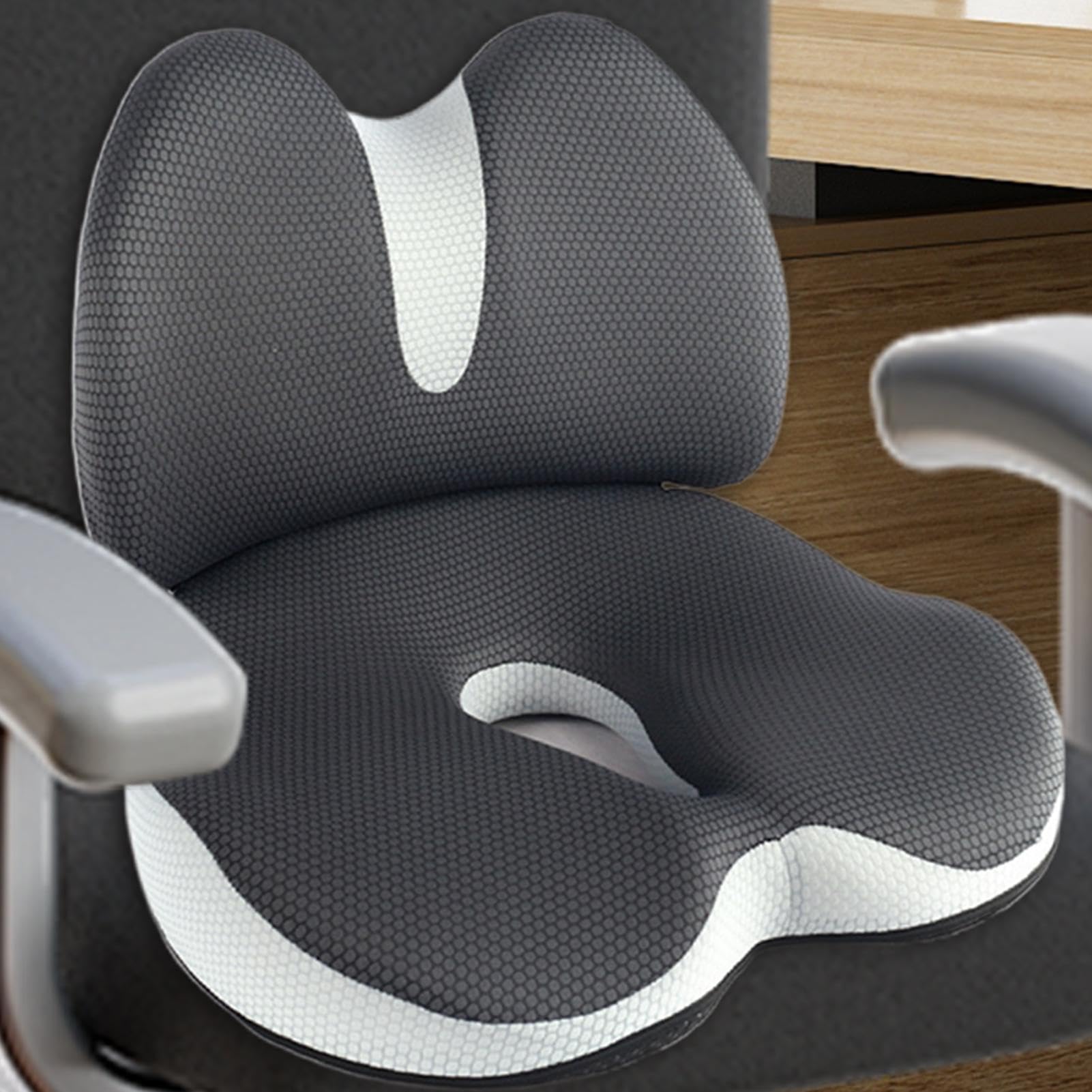 Almohada Soporte Lumbar Cojín Ergonómico Para Silla Y Coche Almohada Lumbar | Asiento Con Respaldo Dolor Coxis Ciática Para Hogar Conducir Asiento Coche Silla Ruedas