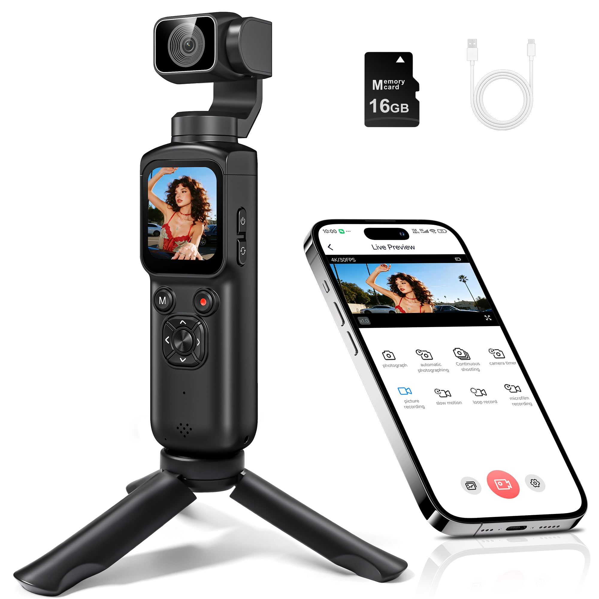 4K Vlogging Camera