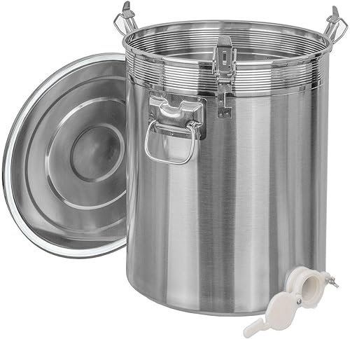 ONPIRA Edelstahl Abfüllbehälter 50kg