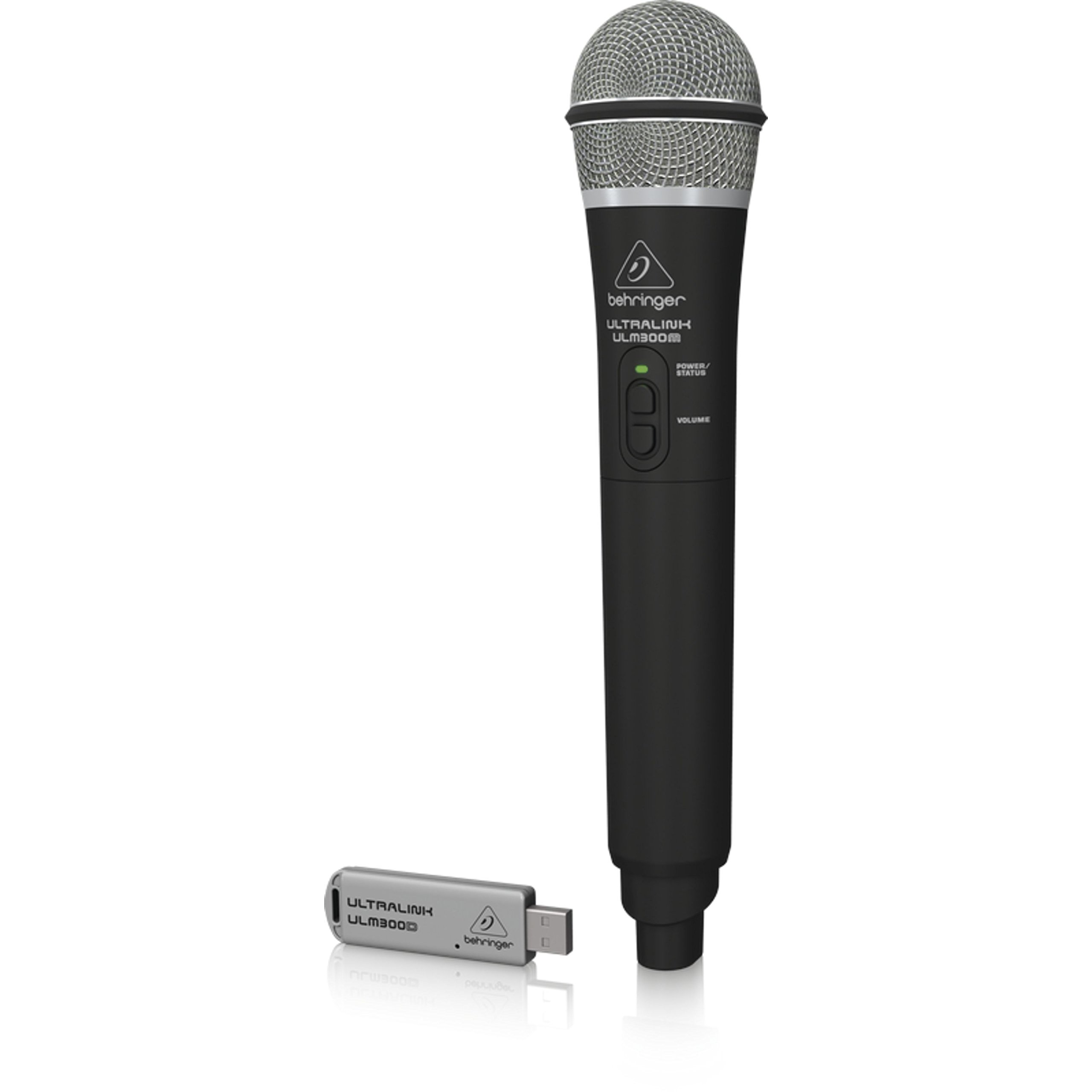 Behringer ULTRALINK ULM300USB High-Performance 2.4 GHz Digital Wireless System with Handheld Microphone and Dual-Mode USB Receiver