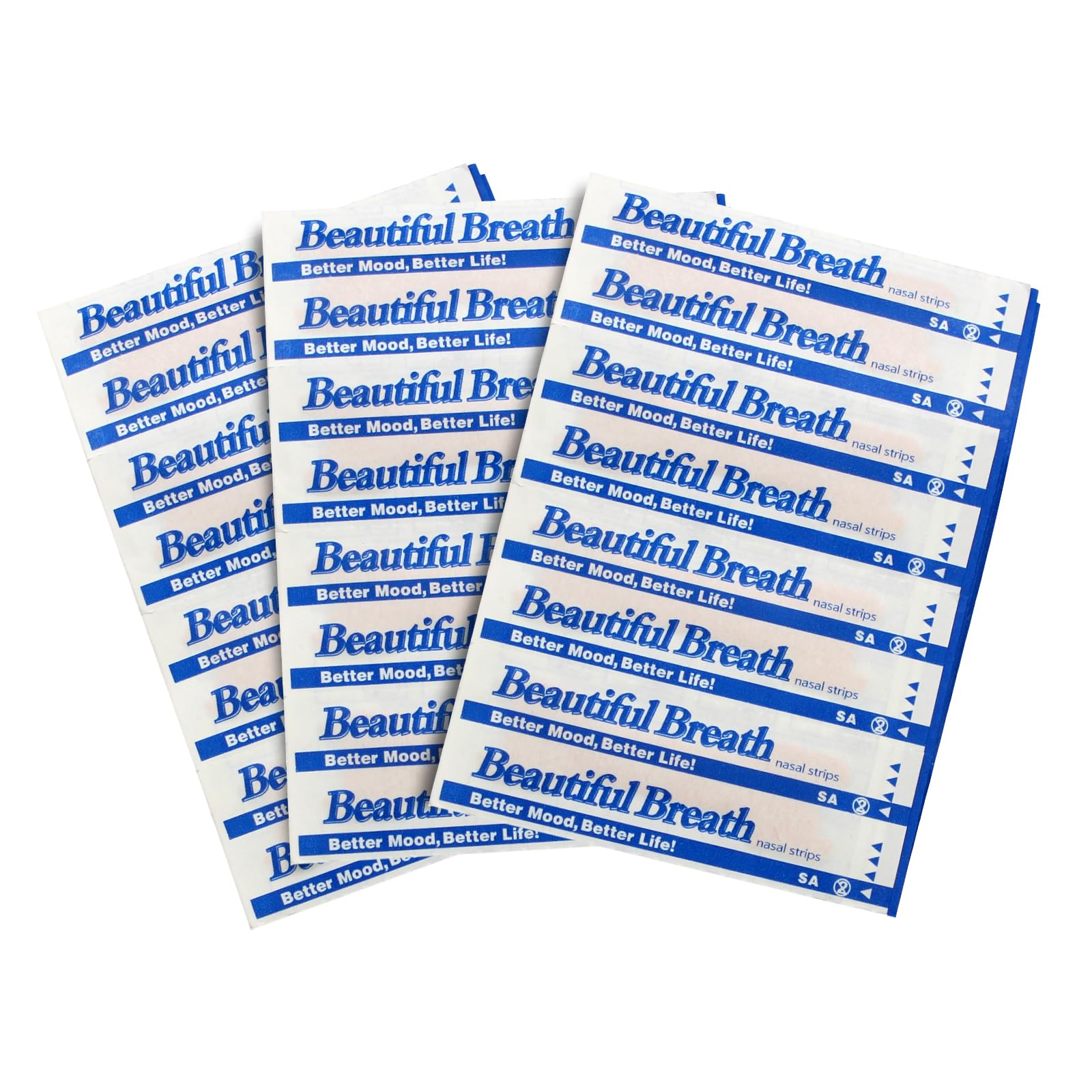Nasenpflaster Schnarchen 100 Stück, Nasenstrips, Nasenstrips Sport, Größe l (66 x 19 mm)