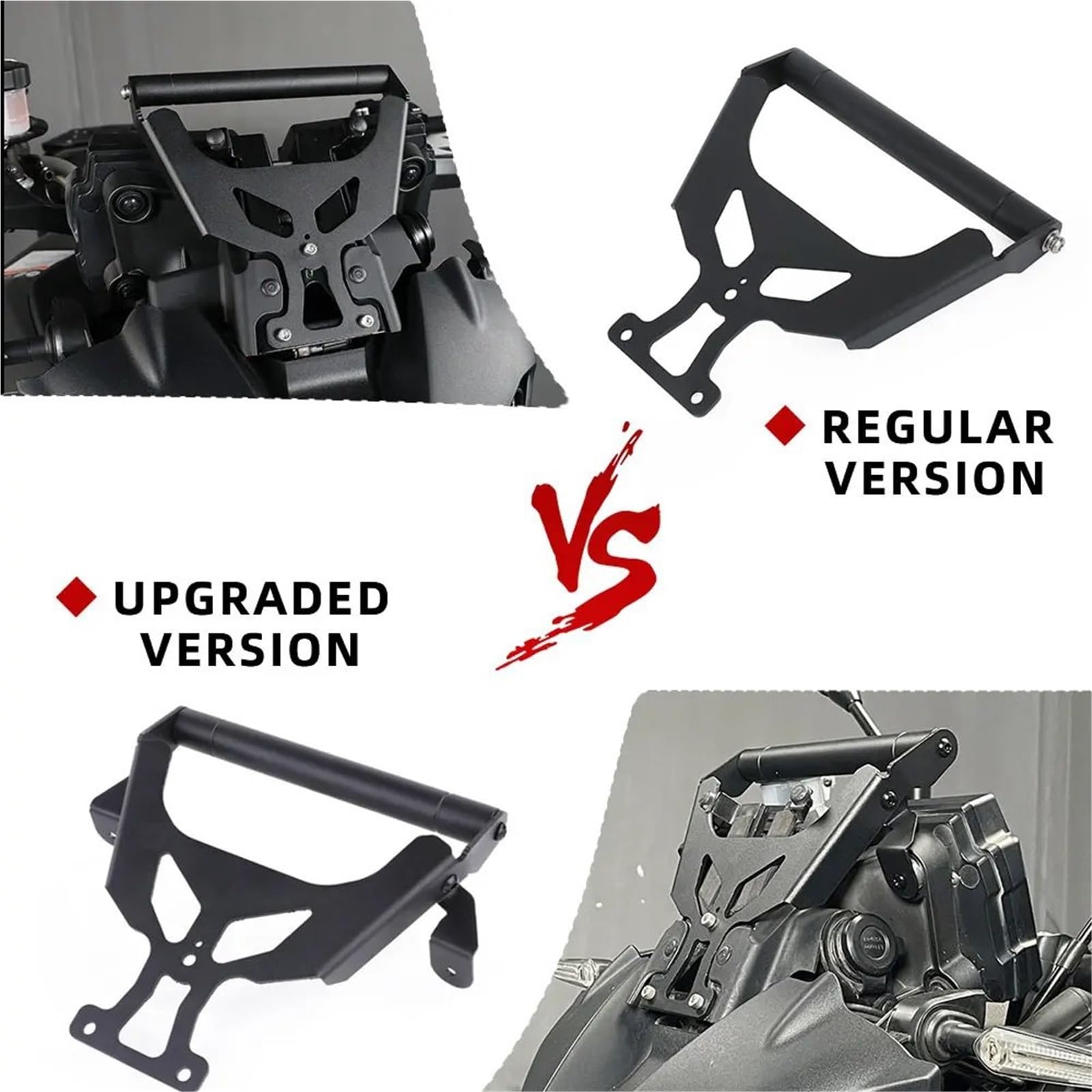 Soporte de navegación GPS para Motocicleta Compatible Para Tracer 9GT 9/GT, soporte montaje para teléfono móvil, GPS, barra manillar, extensión Soporte de Navegación para Teléfono(Upgrade version)