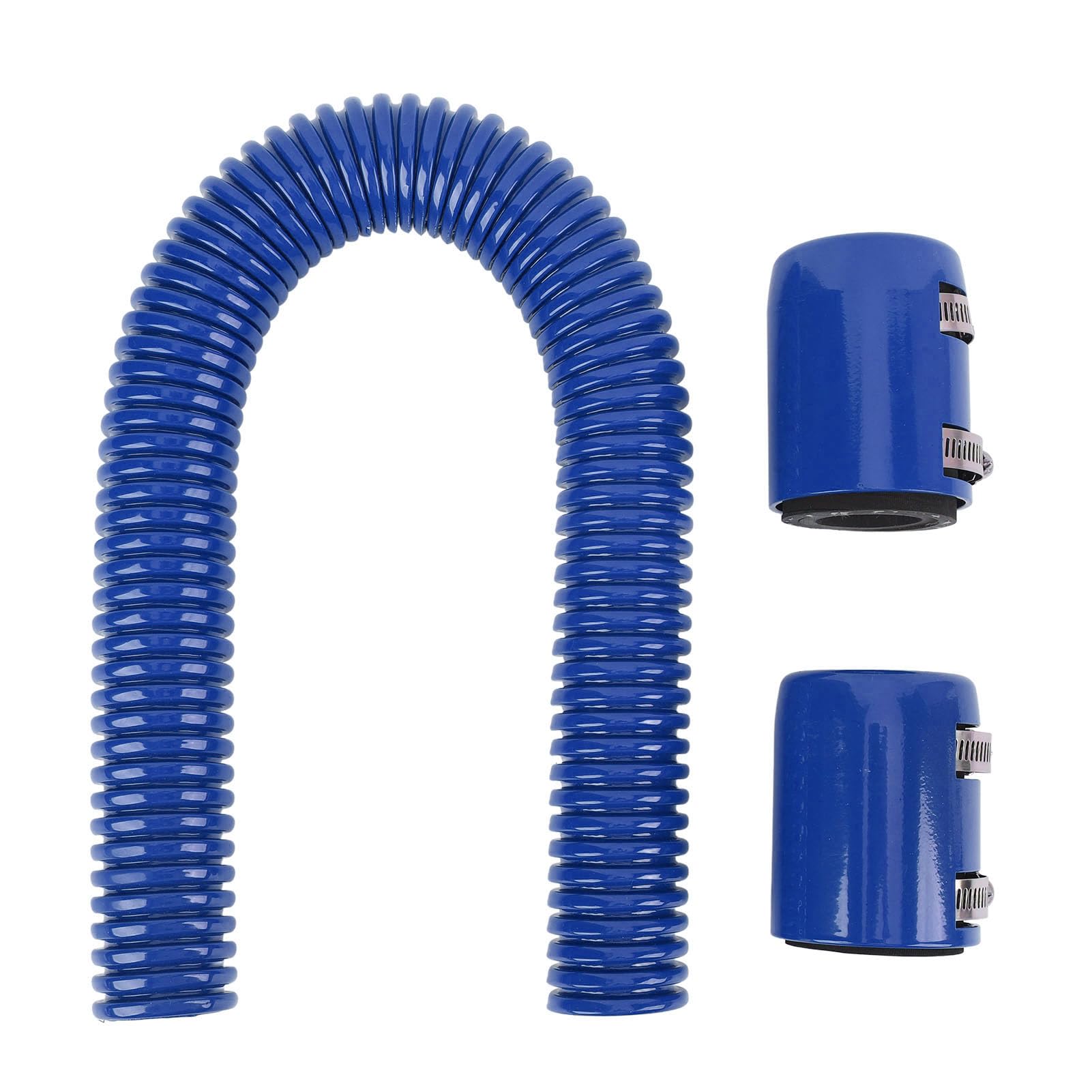 VGEBY Kit Tubo Flessibile del Liquido di Raffreddamento del Radiatore da 24 Pollici Kit Tubo Flessibile del Liquido di Raffreddamento del Radiatore in Acciaio Inossidabile con Morsetti Regolabili