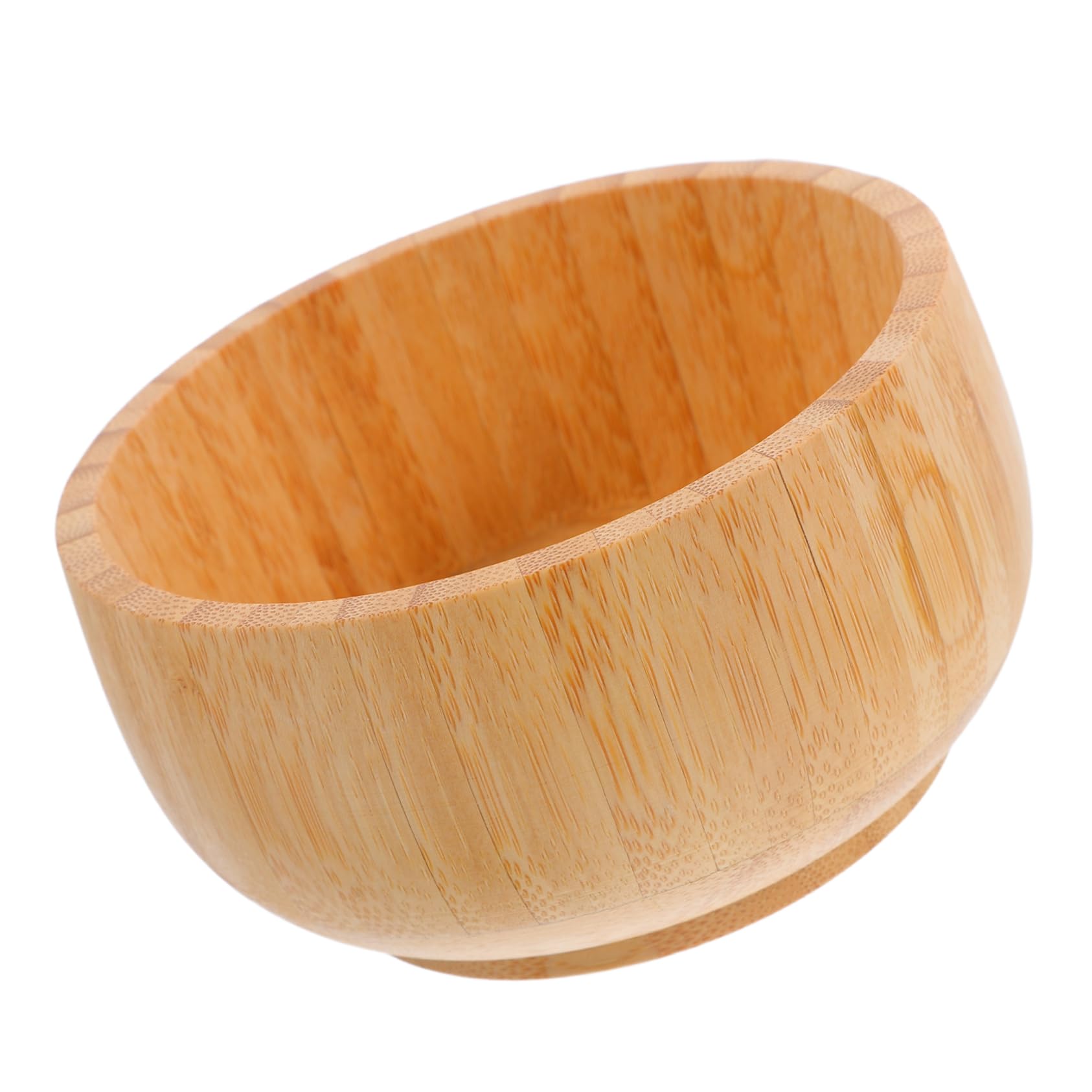 FUNOMOCYA Bamboo Bowl for Boys and Girls Heat Insulating Lightweight Portable Safe for Children Fun Cartoon Design